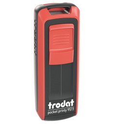 [90216] Timbro tascabile Pocket Printy 9511 38x14mm personaliz.4 righ autoinch. TRODAT