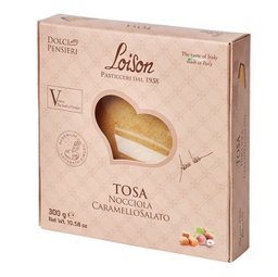 [93899] Torta Tosa nocciola e caramello salato 300gr - Loison
