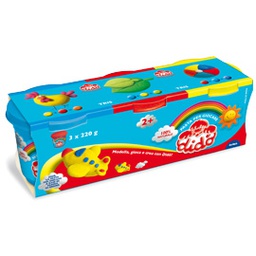 [51278] TRIS BARATTOLI DIDO' 220GR GIALLO-MAGENTA-BLU