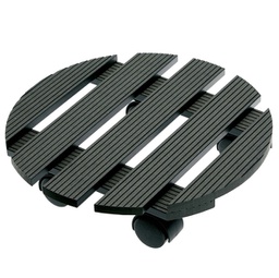 [91936] Trolley portavaso in WPC idrorepellente D 30cm