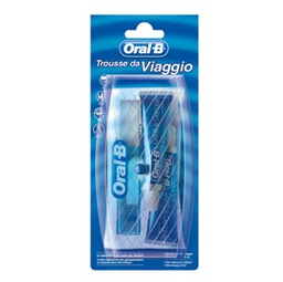 [86721] TROUSSE DA VIAGGIO ORALB (SPAZZOLINO + 2 DENTIFRICI 15ML)