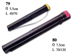 [36815] TUBO PORTADISEGNI TELESCOPICO TECNOSTYL D 75MM