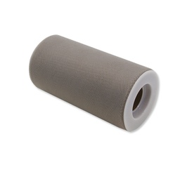 [94718] Tulle in rotolo 12,5cmx25mt argento opaco Big Party