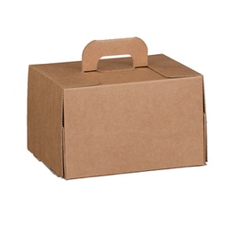 [91081] VALIGETTA BOX PER GASTRONOMIA D'ASPORTO LINEA CADEAUX 28X20X14CM AVANA