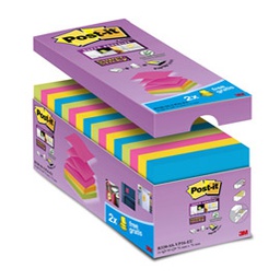 [73999] VALUE PACK 16 BLOCCO 90fg Post-it® Super Sticky Z-notes 76X76MM R-330-SS-VP16