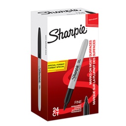 [86875] Value Pack 20+4 marcatore Sharpie nero permanente punta fine
