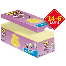[80053] VALUE PACK 20 BLOCCH 90fg Post-it  Super Sticky Z-notes 76X76MM R-330-SSCY-VP20