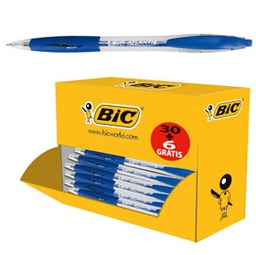 [83330] Value pack 30+6 penne sfera scatto Atlantis blu 1.0mm Bic