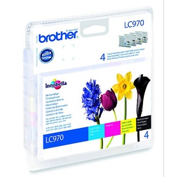 [BROLC970VP] VALUE PACK NERO CIANO MAGENTA GIALLO DCP150C DCP135C MFC235C MFC260C BLISTER