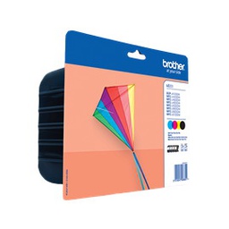 [BROLC223VALBP] VALUE PACK NERO CIANO MAGENTA GIALLO LC223