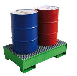 [91899] Vasche di raccolta a tenuta stagna per 2 fusti 134x85x33cm