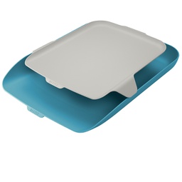 [92727] Vaschetta portacorrispondenza con vassoio Organizer Blu Cosy Leitz