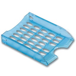 [47807] Vaschetta portacorrispondenza forate E040 azzurro trasp.FELLOWES