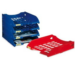 [36464] Vaschetta portacorrispondenza forate E040 rosso FELLOWES