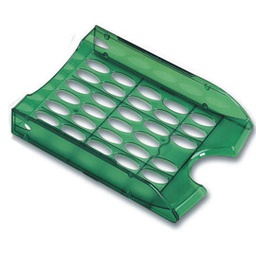 [47809] Vaschetta portacorrispondenza forate E040 verde trasp.FELLOWES