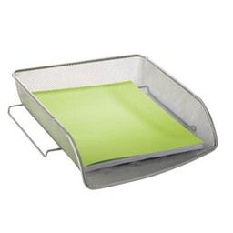 [61914] Vaschetta portacorrispondenza MESH in rete metallica argento ALBA