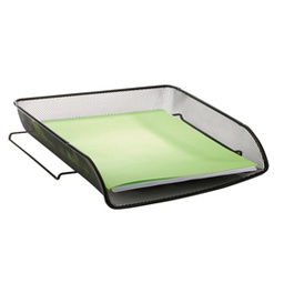 [61915] Vaschetta portacorrispondenza MESH in rete metallica nero ALBA