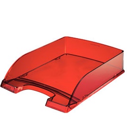 [53615] Vaschetta portacorrispondenza STANDARD PLUS rosso trasp. LEITZ