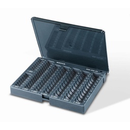 [47847] VASCHETTA PORTAMONETE C/COPERCHIO 23X19X7CM AROKA