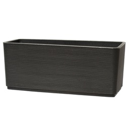 [97121] Vaso rettangolare Sinai Dot 131lt grigio cenere TeraPlast