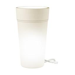 [97127] Vaso Stem Luce 14lt bianco TeraPlast
