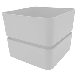 [97111] Vaso Veleta 0.75lt bianco neve TeraPlast