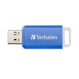 [VERB49455] Verbatim V DataBar USB 2.0 Drive Blu 64GB