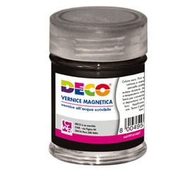 [82010] Vernice lavagna magnetica all'acqua nero 120gr DECO
