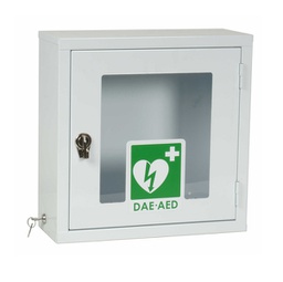 [88905] Visio teca per defibrillatore semiautomatico colore bianco
