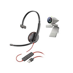[POLYP5BW3210] Webcam Studio P5+Cuffia BW 3210-Poly
