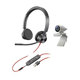 [POLYP5BW3325] Webcam Studio P5+Cuffia BW 3325-Poly