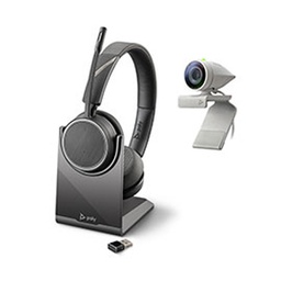 [POLYP5VOY4220] WEBCAM STUDIO P5+CUFFIA VOYAGER 4220-POLY