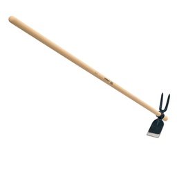 [91927] Zappa quadra bidente - manico 125cm