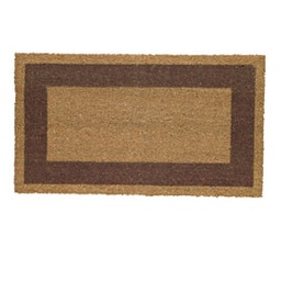 [71232] ZERBINO COCCO C/FONDO IN VINILE 60X100CM MARRONE VELCOC