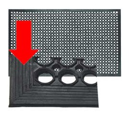 [71234] ZERBINO IN GOMMA ENTRANCE NERO 91X153CM VELCOC