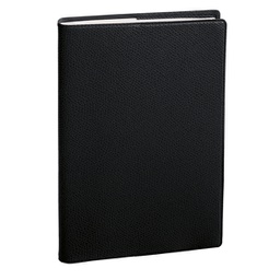 [66050] Agenda settimanale Presidente 21x27cm Impala nero 2025 Quo Vadis