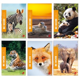 [81927] Maxiquaderno A4 36fg+2 100gr 5mm WILD Be More BM