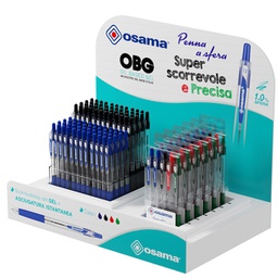 [90611] Expo sfera scatto gel OBG - 126 pezzi - colori assortiti - Osama