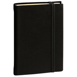 [92983] Agenda settimanale Affari Prestige ML 10x15cm Silk nero 2025 Quo Vadis