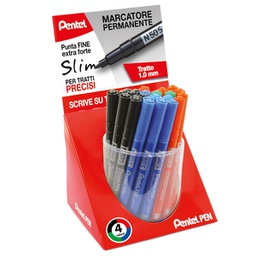 [93140] Expo 24 marcatore permanente N50S slim colori assortiti Pentel