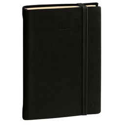 [94607] Agenda giornaliera Daily Pocket Prestige 8,5x13cm Silk nero 2025 Quo Vadis