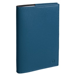 [94611] Agenda sett.le Ministro Prestige16x24cm Soho blu acciaio 2024 QuoVadis