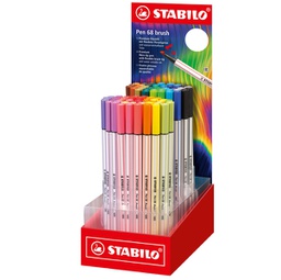 [95612] Expo 80 Pen 68 Brush Arty colori assortiti Stabilo