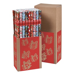 [96320] Rotolo carta regalo 2x0,70mt fantasie assortite natale Sadoch