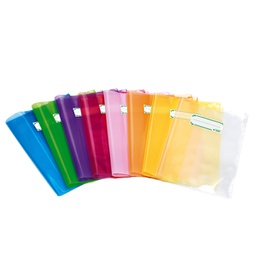[98655] Coprimaxi in polietilene trasparente f.to A4 blu ColibrI' by Favorit