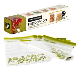 [99033] Conf.10 buste per alimenti Large 25,5x33cm FrescoFood Perfetto