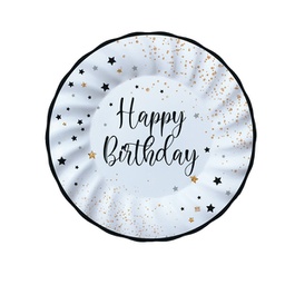 [99168] 8 piatti D20cm Happy Birthday Big Party