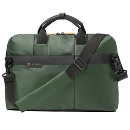 [99200] Borsa Office Bag Job slim dim.43x33x10cm tessuto tecnico verde INTEMPO