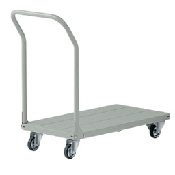 [99054] Carrello da lavoro c/manici smontabili e pianale grigio portata 300kg