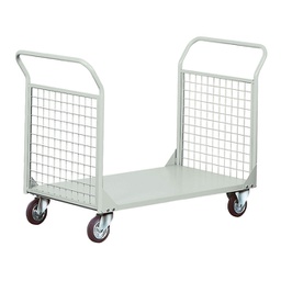 [99057] Carrello da lavoro 2 sponde rete portata 300kg